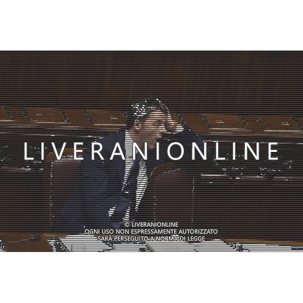 Comunicazioni del Presidente del Consiglio dei ministri in vista del Consiglio europeo del 18 dicembre 2014 alla Camera Roma 16 dicembre 2014 nella foto Matteo Renzi mentre sbadiglia ©Corradetti/AGENZIA ALDO LIVERANI SAS