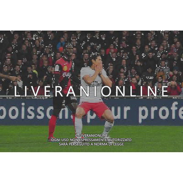 Deception Edinson Cavani - 14.12.2014 - Guingamp / PSG - 18eme journee de Ligue1 Photo : Philippe Lebrech / Icon Sport *** Local Caption *** AG ALDO LIVERANI SAS ONLY ITALY *** Local Caption *** AG ALDO LIVERANI SAS ONLY ITALY