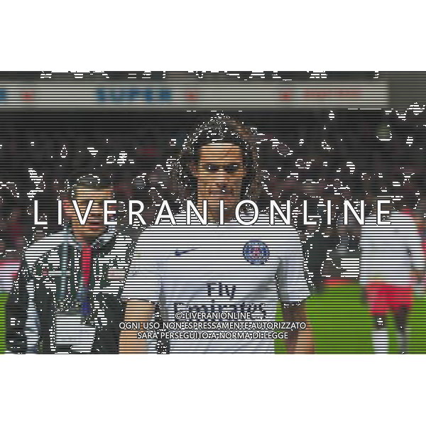 Edinson Cavani - 14.12.2014 - Guingamp / PSG - 18eme journee de Ligue1 Photo : Philippe Lebrech / Icon Sport *** Local Caption *** AG ALDO LIVERANI SAS ONLY ITALY *** Local Caption *** AG ALDO LIVERANI SAS ONLY ITALY