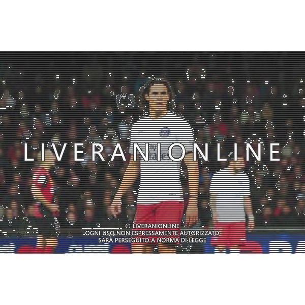 Edinson Cavani - 14.12.2014 - Guingamp / PSG - 18eme journee de Ligue1 Photo : Philippe Lebrech / Icon Sport *** Local Caption *** AG ALDO LIVERANI SAS ONLY ITALY *** Local Caption *** AG ALDO LIVERANI SAS ONLY ITALY