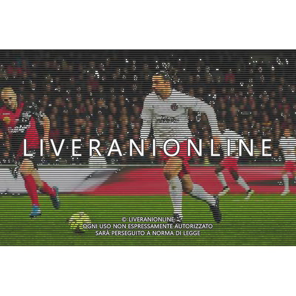 Zlatan Ibrahimovic - 14.12.2014 - Guingamp / PSG - 18eme journee de Ligue1 Photo : Philippe Lebrech / Icon Sport *** Local Caption *** AG ALDO LIVERANI SAS ONLY ITALY *** Local Caption *** AG ALDO LIVERANI SAS ONLY ITALY
