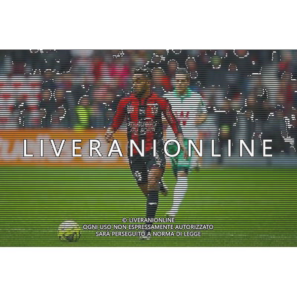 Jordan Amavi - 14.12.2014 - Nice / Saint Etienne - 18eme journee de Ligue1 Photo : Manu Blondeau / Icon Sport AG ALDO LIVERANI SAS ONLY ITALY *** Local Caption ***