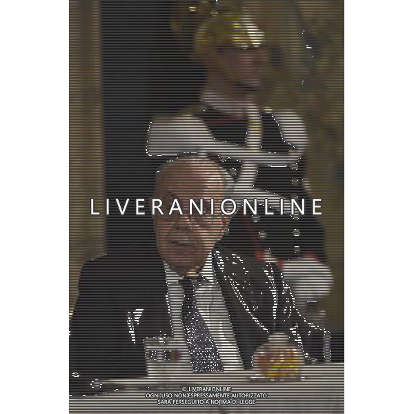 Cerimonia per lo scambio degli auguri di fine anno a Palazzo del Quirinale a Roma 16 dicembre 2014 nella foto Alessandro Criscuolo Presidente della Corte Costituzionale ©Corradetti/Agenzia Aldo Liverani sas