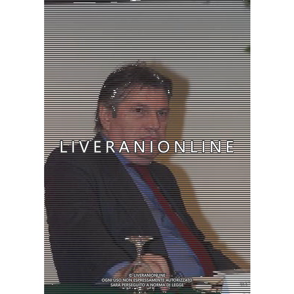 ARCHIVIO ALDO LIVERANO NELLA FOTO RINO TOMMASI GIORNALISTA SPORTIVO AGENZIA ALDO LIVERANI