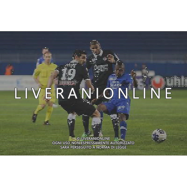 Hervin ONGENDA - 16.12.2014 - Bastia / Caen - Coupe de la Ligue - Photo : Michel Maestracci / Icon Sport /Agenzia Aldo Liverani sas - ITALY ONLY - EDITORIAL USE ONLY