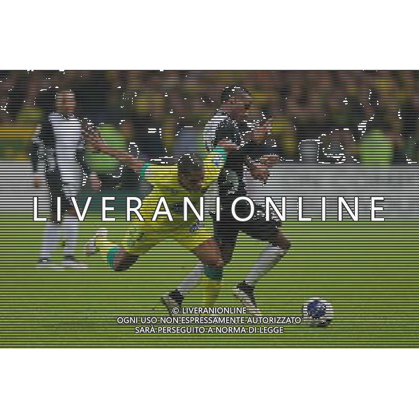 Johan AUDEL / Bouna SARR - 16.12.2014 - Nantes / Metz - Coupe de la Ligue - Photo : Vincent Michel / Icon Sport /Agenzia Aldo Liverani sas - ITALY ONLY - EDITORIAL USE ONLY