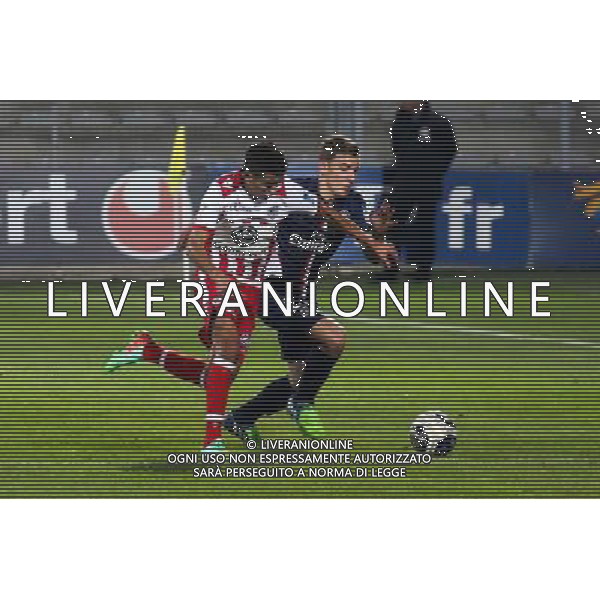 Lucas DIGNE - 17.12.2014 - Ajaccio / Paris Saint Germain - Coupe de la ligue - Photo : Jean Pierre Belzit / Icon Sport /AGENZIA ALDO LIVERANI SAS - ITALY ONLY - EDITORIAL USE ONLY