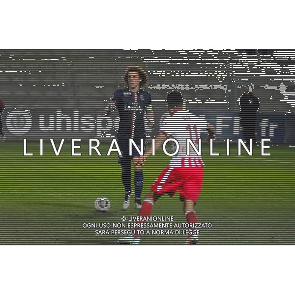 David LUIZ - 17.12.2014 - Ajaccio / Paris Saint Germain - Coupe de la ligue - Photo : Jean Pierre Belzit / Icon Sport /AGENZIA ALDO LIVERANI SAS - ITALY ONLY - EDITORIAL USE ONLY