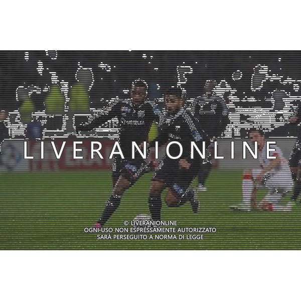 Alexandre LACAZETTE / Nabil FEKIR - 17.12.2014 - Lyon / Monaco - Coupe de la ligue - Photo : Jean Paul Thomas / Icon Sport /AGENZIA ALDO LIVERANI SAS - ITALY ONLY - EDITORIAL USE ONLY