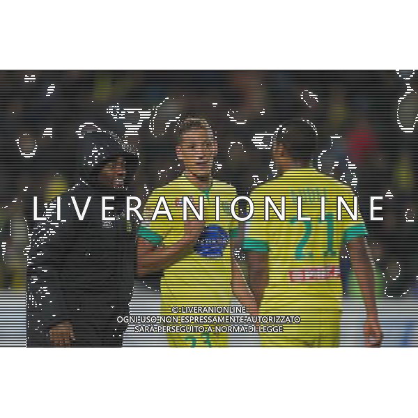 Joie Georges Kevin NKOUDOU / Yacine BAMMOU / Johan AUDEL - 16.12.2014 - Nantes / Metz - Coupe de la Ligue - Photo : Vincent Michel / Icon Sport /AGENZIA ALDO LIVERANI SAS - ITALY ONLY - EDITORIAL USE ONLY