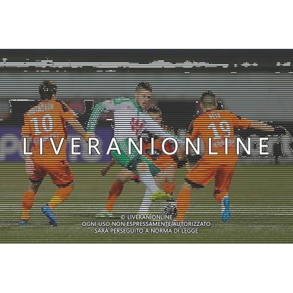 Ricky VAN WOLFSWINKEL / Mathieu COUTADEUR - 17.12.2014 - Lorient / Saint Etienne - Coupe de la Ligue Photo : Vincent Michel / Icon Sport /AGENZIA ALDO LIVERANI SAS - ITALY ONLY - EDITORIAL USE ONLY