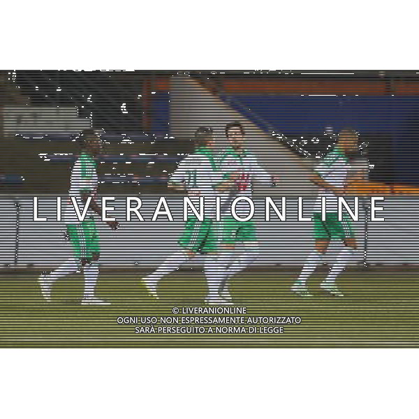 Joie Romain HAMOUMA - 17.12.2014 - Lorient / Saint Etienne - Coupe de la Ligue Photo : Vincent Michel / Icon Sport /AGENZIA ALDO LIVERANI SAS - ITALY ONLY - EDITORIAL USE ONLY