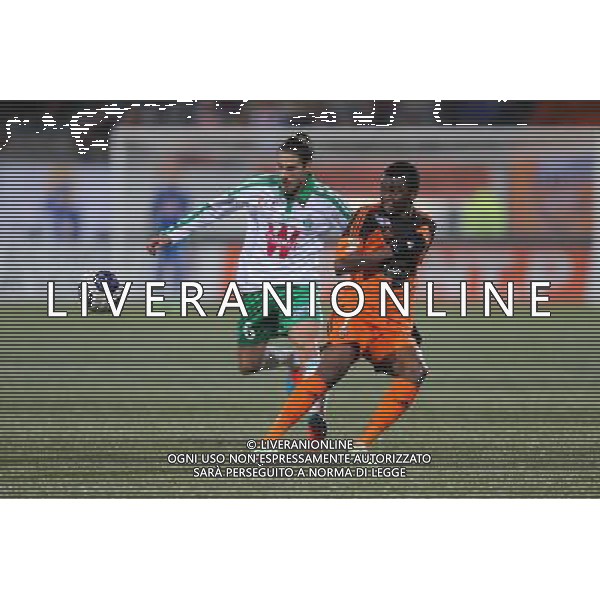 Sadio DIALLO / Jeremy CLEMENT - 17.12.2014 - Lorient / Saint Etienne - Coupe de la Ligue Photo : Vincent Michel / Icon Sport /AGENZIA ALDO LIVERANI SAS - ITALY ONLY - EDITORIAL USE ONLY