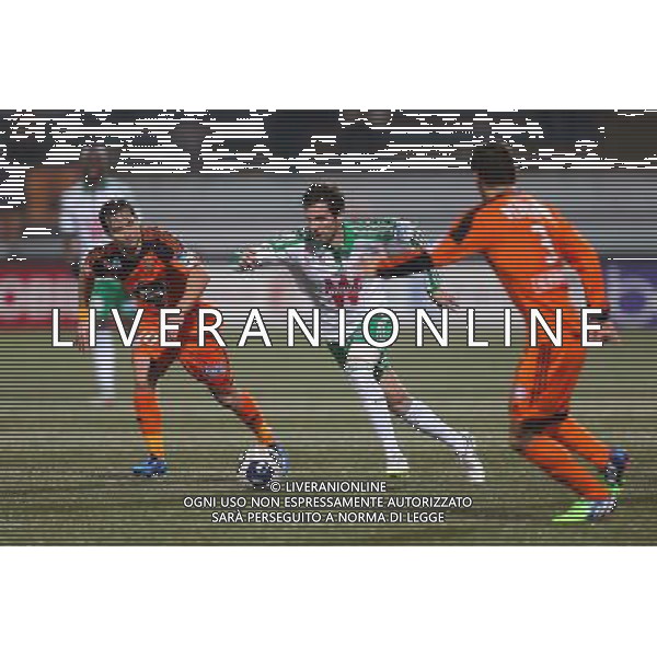 Benjamin CORGNET / Mathieu COUTADEUR - 17.12.2014 - Lorient / Saint Etienne - Coupe de la Ligue Photo : Vincent Michel / Icon Sport /AGENZIA ALDO LIVERANI SAS - ITALY ONLY - EDITORIAL USE ONLY