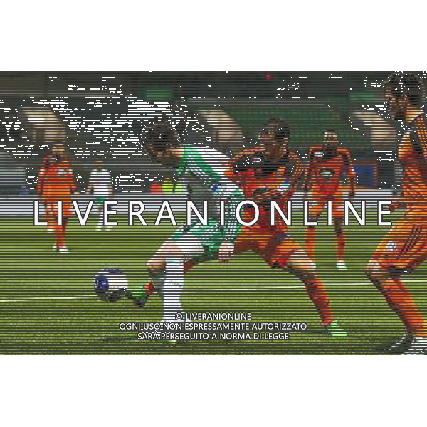Benjamin CORGNET / PEDRINHO - 17.12.2014 - Lorient / Saint Etienne - Coupe de la Ligue Photo : Vincent Michel / Icon Sport /AGENZIA ALDO LIVERANI SAS - ITALY ONLY - EDITORIAL USE ONLY