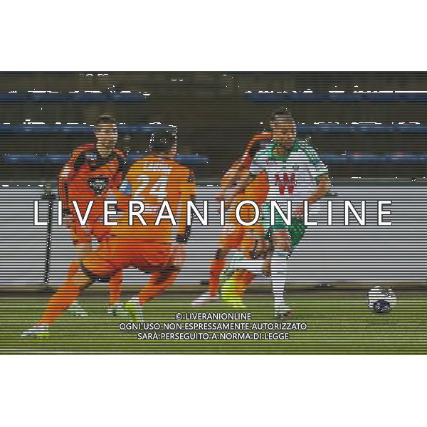 Kevin MONNET PAQUET - 17.12.2014 - Lorient / Saint Etienne - Coupe de la Ligue Photo : Vincent Michel / Icon Sport /AGENZIA ALDO LIVERANI SAS - ITALY ONLY - EDITORIAL USE ONLY