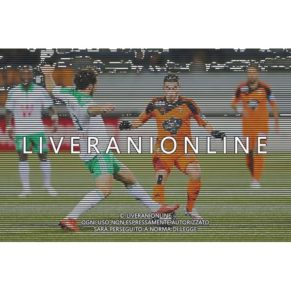 Paul BAYSSE / Bryan PELE - 17.12.2014 - Lorient / Saint Etienne - Coupe de la Ligue Photo : Vincent Michel / Icon Sport /AGENZIA ALDO LIVERANI SAS - ITALY ONLY - EDITORIAL USE ONLY