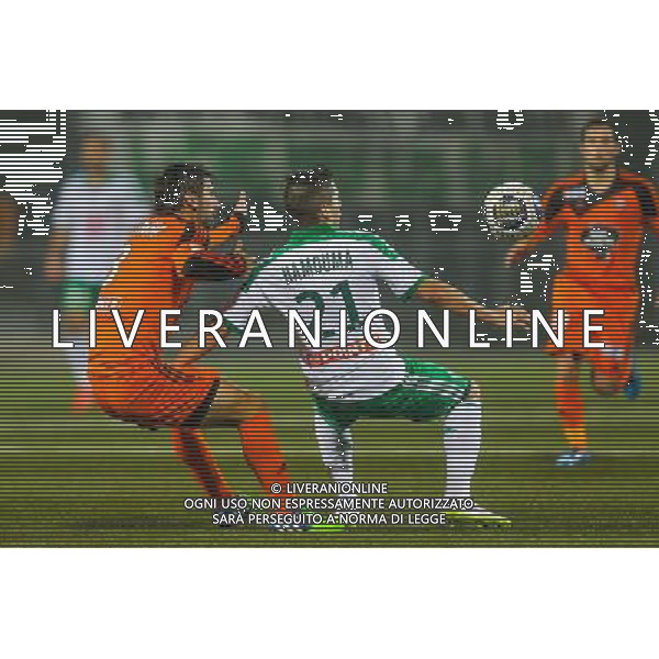 Romain HAMOUMA / PEDRINHO - 17.12.2014 - Lorient / Saint Etienne - Coupe de la Ligue Photo : Vincent Michel / Icon Sport /AGENZIA ALDO LIVERANI SAS - ITALY ONLY - EDITORIAL USE ONLY