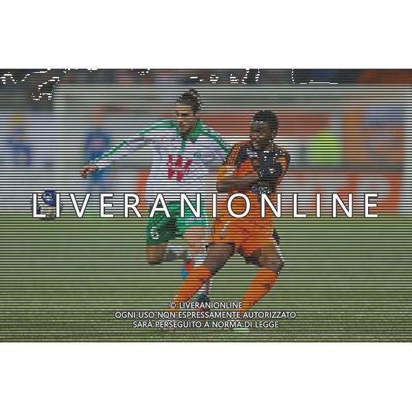 Sadio DIALLO / Jeremy CLEMENT - 17.12.2014 - Lorient / Saint Etienne - Coupe de la Ligue Photo : Vincent Michel / Icon Sport /AGENZIA ALDO LIVERANI SAS - ITALY ONLY - EDITORIAL USE ONLY