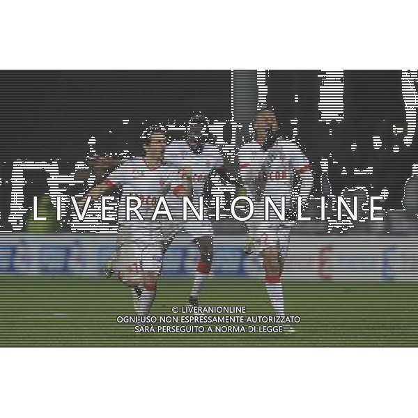 JOIE DE MONACO - Bernardo SILVA / FABINHO - 17.12.2014 - Lyon / Monaco - Coupe de la ligue - Photo : Jean Paul Thomas / Icon Sport /AGENZIA ALDO LIVERANI SAS - ITALY ONLY - EDITORIAL USE ONLY