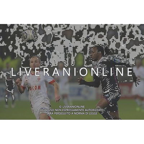 Valere GERMAIN / Bakary KONE - 17.12.2014 - Lyon / Monaco - Coupe de la ligue - Photo : Jean Paul Thomas / Icon Sport /AGENZIA ALDO LIVERANI SAS - ITALY ONLY - EDITORIAL USE ONLY