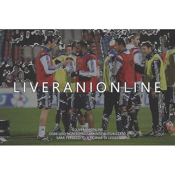 Yoann GOURCUFF / Alexandre LACAZETTE - 17.12.2014 - Lyon / Monaco - Coupe de la ligue - Photo : Jean Paul Thomas / Icon Sport /AGENZIA ALDO LIVERANI SAS - ITALY ONLY - EDITORIAL USE ONLY