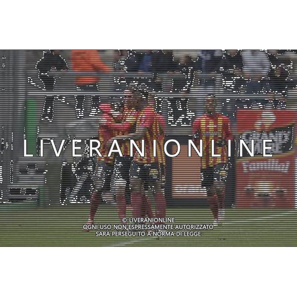 Joie Lens - Adamo COULIBALY - 19.12.2014 - Lens / Nice - 19e journee Ligue 1 Photo : Aurelien Meunier / Icon Sport /AGENZIA ALDO LIVERANI SAS - ITALY ONLY - EDITORIAL USE ONLY