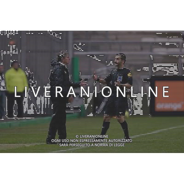 Claude PUEL / Sebastien DESIAGE - 19.12.2014 - Lens / Nice - 19e journee Ligue 1 Photo : Aurelien Meunier / Icon Sport /AGENZIA ALDO LIVERANI SAS - ITALY ONLY - EDITORIAL USE ONLY