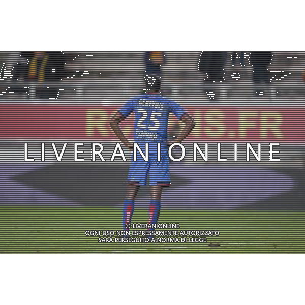 Deception - Romain GENEVOIS - 19.12.2014 - Lens / Nice - 19e journee Ligue 1 Photo : Aurelien Meunier / Icon Sport /AGENZIA ALDO LIVERANI SAS - ITALY ONLY - EDITORIAL USE ONLY