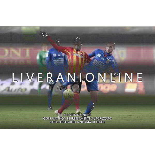Didier DIGARD / Wylan CYPRIEN - 19.12.2014 - Lens / Nice - 19e journee Ligue 1 Photo : Aurelien Meunier / Icon Sport /AGENZIA ALDO LIVERANI SAS - ITALY ONLY - EDITORIAL USE ONLY