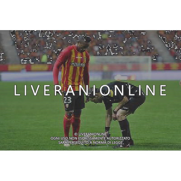 Wylan CYPRIEN / Sebastien DESIAGE - 19.12.2014 - Lens / Nice - 19e journee Ligue 1 Photo : Aurelien Meunier / Icon Sport /AGENZIA ALDO LIVERANI SAS - ITALY ONLY - EDITORIAL USE ONLY