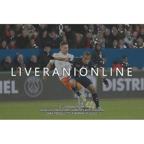 LUCAS - 20.12.2014 - Paris Saint Germain / Montpellier - 17eme journee de Ligue 1 - Photo : Aurelien Meunier / Icon Sport AG ALDO LIVERANI SAS ONLY ITALY