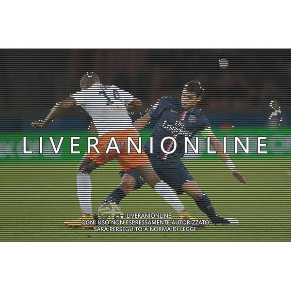 Thiago SILVA - 20.12.2014 - Paris Saint Germain / Montpellier - 17eme journee de Ligue 1 - Photo : Aurelien Meunier / Icon Sport AG ALDO LIVERANI SAS ONLY ITALY