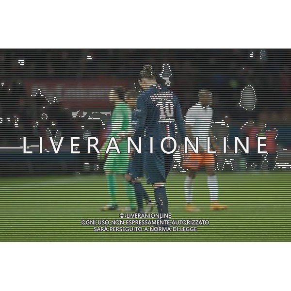 Deception - Zlatan IBRAHIMOVIC - 20.12.2014 - Paris Saint Germain / Montpellier - 17eme journee de Ligue 1 - Photo : Aurelien Meunier / Icon Sport AG ALDO LIVERANI SAS ONLY ITALY