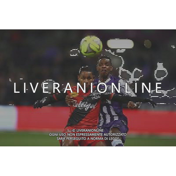 Christophe Mandanne / Jacques Francois Moubandje - 20.12.2014 - Toulouse / Guingamp - 17eme journee de Ligue 1 Photo : Manuel Blondeau / Icon Sport AG ALDO LIVERANI SAS ONLY ITALY