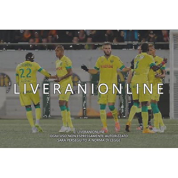 Joie Johan AUDEL - 20.12.2014 - Lorient / Nantes - 17eme journee de Ligue 1 - Photo : Vincent Michel / Icon Sport AG ALDO LIVERANI SAS ONLY ITALY