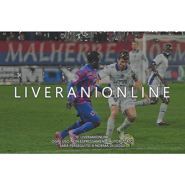 Ngolo Kante / Yannick Cahuzac - 20.12.2014 - Caen / Bastia - 17eme journee de Ligue 1 - Photo : Philippe Le Brech / Icon Sport AG ALDO LIVERANI SAS SONLY ITALY