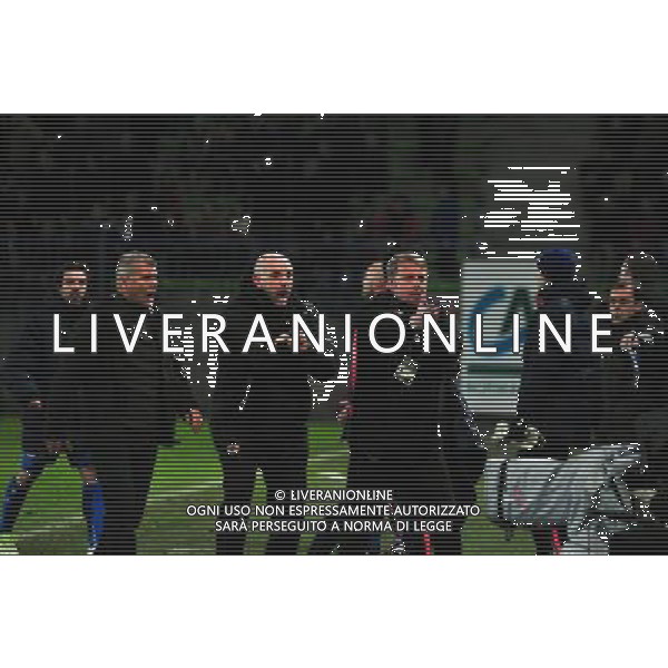Contestation Staff Caen - Patrice Garande - 20.12.2014 - Caen / Bastia - 17eme journee de Ligue 1 - Photo : Philippe Le Brech / Icon Sport AG ALDO LIVERANI SAS SONLY ITALY