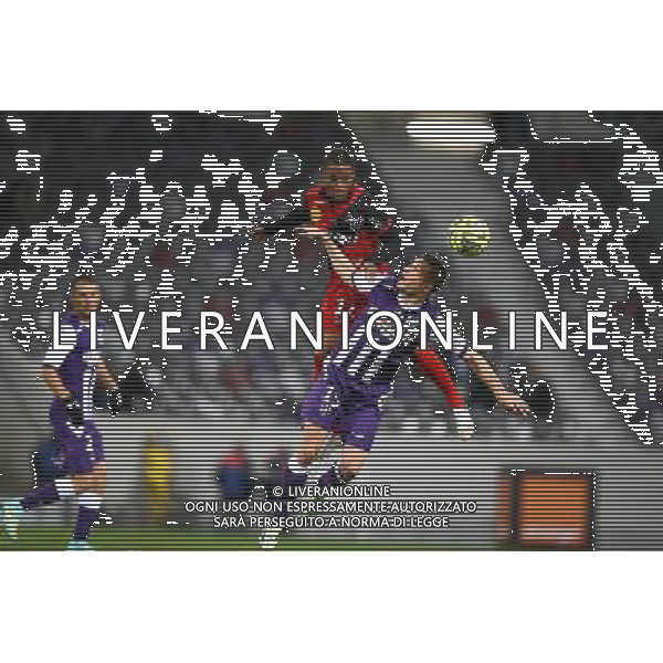 Claudio Beauvue / Uros Spajic - 20.12.2014 - Toulouse / Guingamp - 17eme journee de Ligue 1 Photo : Manuel Blondeau / Icon Sport AG ALDO LIVERANI SAS ONLY ITALY