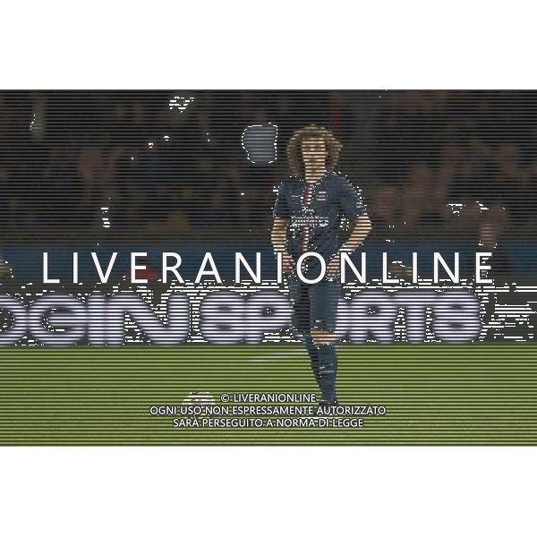 David LUIZ - 20.12.2014 - Paris Saint Germain / Montpellier - 17eme journee de Ligue 1 - Photo : Aurelien Meunier / Icon Sport /AGENZIA ALDO LIVERANI SAS - ITALY ONLY - EDITORIAL USE ONLY