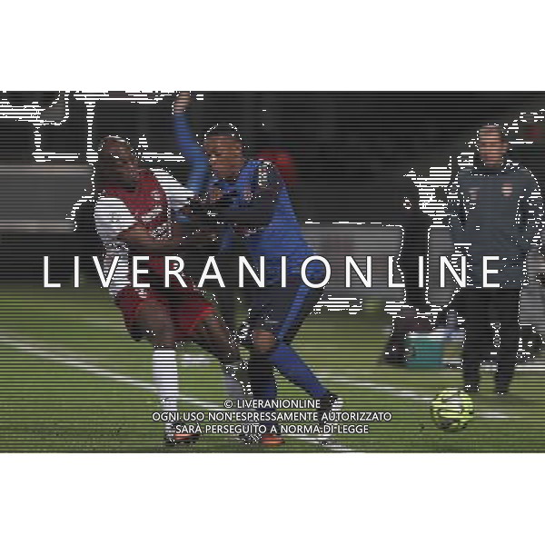Jonathan RIVIEREZ / Anthony MARTIAL - 20.12.2014 - Metz / Monaco - 17e journee Ligue 2 Photo : Fred Marvaux / Icon Sport /AGENZIA ALDO LIVERANI SAS - ITALY ONLY - EDITORIAL USE ONLY