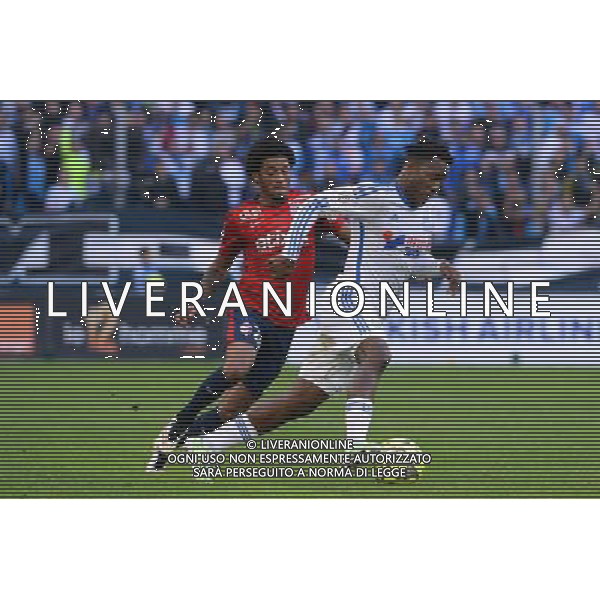Ryan MENDES / Michy BATSHUAYI - 21.12.2014 - Marseille / Lille - 19eme journee de Ligue 1 - Photo : Gaston Petrelli / Icon Sport AG ALDO LIVERANI SAS ONLY ITALY