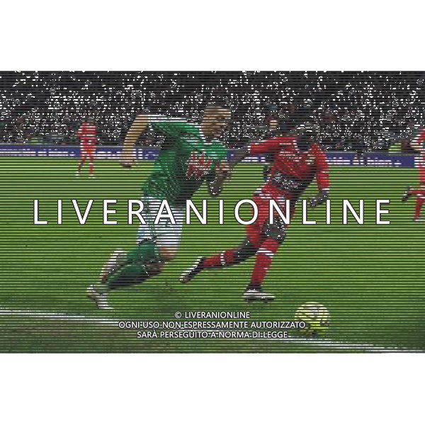 Romain HAMOUMA - 21.12.2014 - Saint Etienne / Evian Thonon - 19eme journee de Ligue 1 Photo : Jean Paul Thomas / Icon Sport AG ALDO LIVERANI SAS ONLY ITALY
