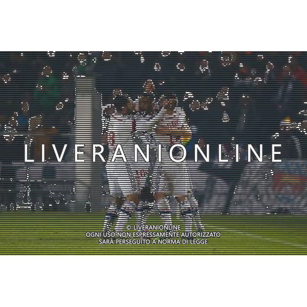 Joie Lyon - Alexandre LACAZETTE - 21.12.2014 - Bordeaux / Lyon - 19eme journee de Ligue 1 - Photo : Manuel Blondeau / Icon Sport AG ALDO LIVERANI SAS ONLY ITALY