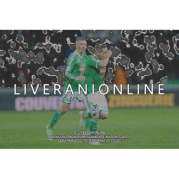 Joie Romain HAMOUMA - 21.12.2014 - Saint Etienne / Evian Thonon - 19eme journee de Ligue 1 Photo : Jean Paul Thomas / Icon Sport AG ALDO LIVERANI SAS ONLY ITALY