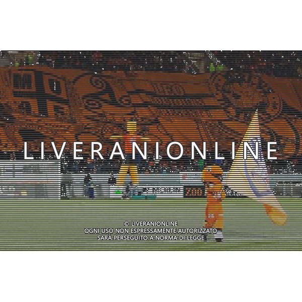 Illustration tifo Lorient / mascotte Lorient - 20.12.2014 - Lorient / Nantes - 19eme journee de Ligue 1 - Photo : Vincent Michel / Icon Sport /Agenzia Aldo Liverani sas - ITALY ONLY - EDITORIAL USE ONLY