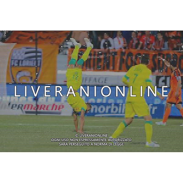 Joie / salto Yacine BAMMOU - 20.12.2014 - Lorient / Nantes - 19eme journee de Ligue 1 - Photo : Vincent Michel / Icon Sport /Agenzia Aldo Liverani sas - ITALY ONLY - EDITORIAL USE ONLY