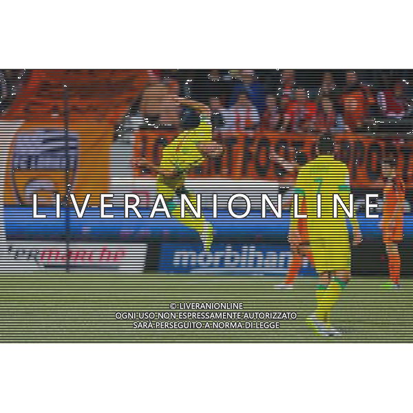 Joie / salto Yacine BAMMOU - 20.12.2014 - Lorient / Nantes - 19eme journee de Ligue 1 - Photo : Vincent Michel / Icon Sport /Agenzia Aldo Liverani sas - ITALY ONLY - EDITORIAL USE ONLY