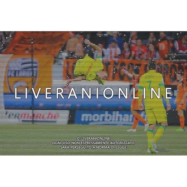 Joie / salto Yacine BAMMOU - 20.12.2014 - Lorient / Nantes - 19eme journee de Ligue 1 - Photo : Vincent Michel / Icon Sport /Agenzia Aldo Liverani sas - ITALY ONLY - EDITORIAL USE ONLY