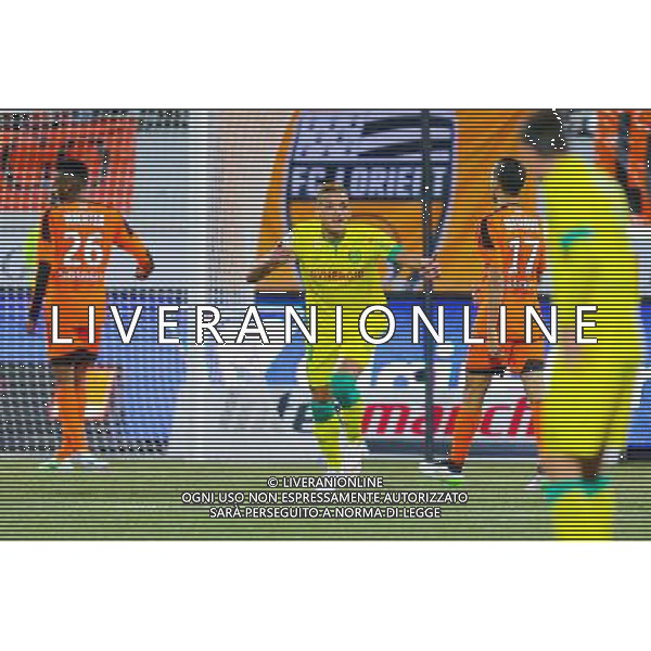 Joie Yacine BAMMOU - 20.12.2014 - Lorient / Nantes - 19eme journee de Ligue 1 - Photo : Vincent Michel / Icon Sport /Agenzia Aldo Liverani sas - ITALY ONLY - EDITORIAL USE ONLY